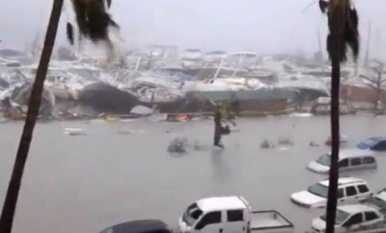 Furacão Irma causa devastação no Caribe e provoca destruição.