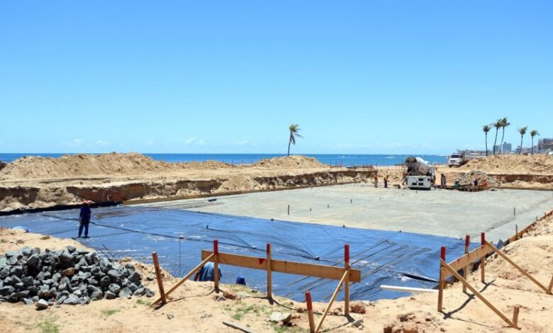 Montagem da piscina olímpica começa na próxima segunda (26)