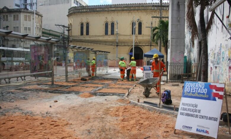 Ruas do Centro Histórico de Salvador são contempladas com projeto de requalificação urbana do Governo do Estado